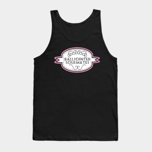 Balljointed Soulmates Design White rose Tank Top